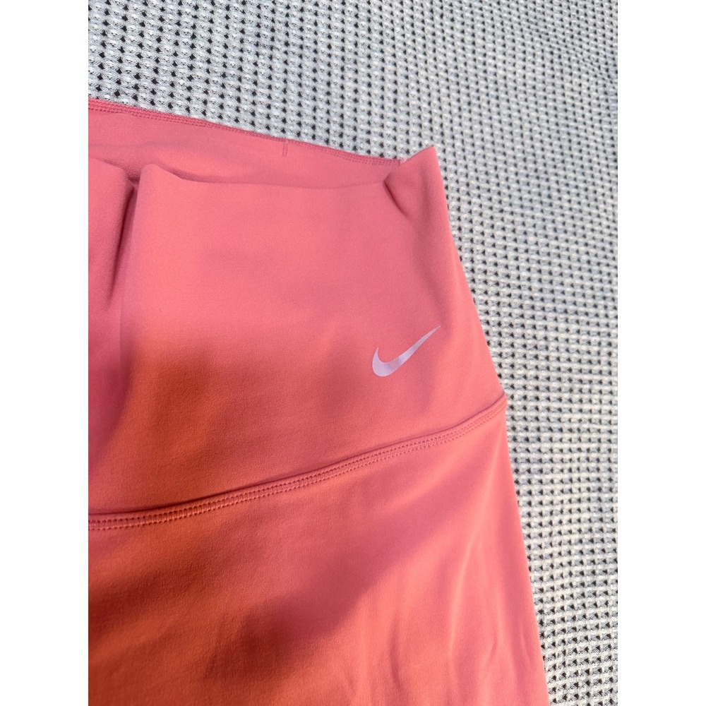 Nike Zenvy Dri-FIT Gentle-Support High-Waisted Leggings Pink Coral Womens Medium - Picture 2 of 4